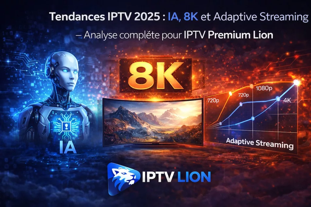 Tendencias IPTV 2025: guía completa sobre la revolución del streaming (8K, IA, fibra)