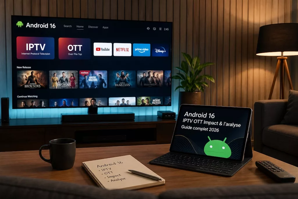 Android 16 IPTV OTT Impact & l'analyse - Guide complet 2026