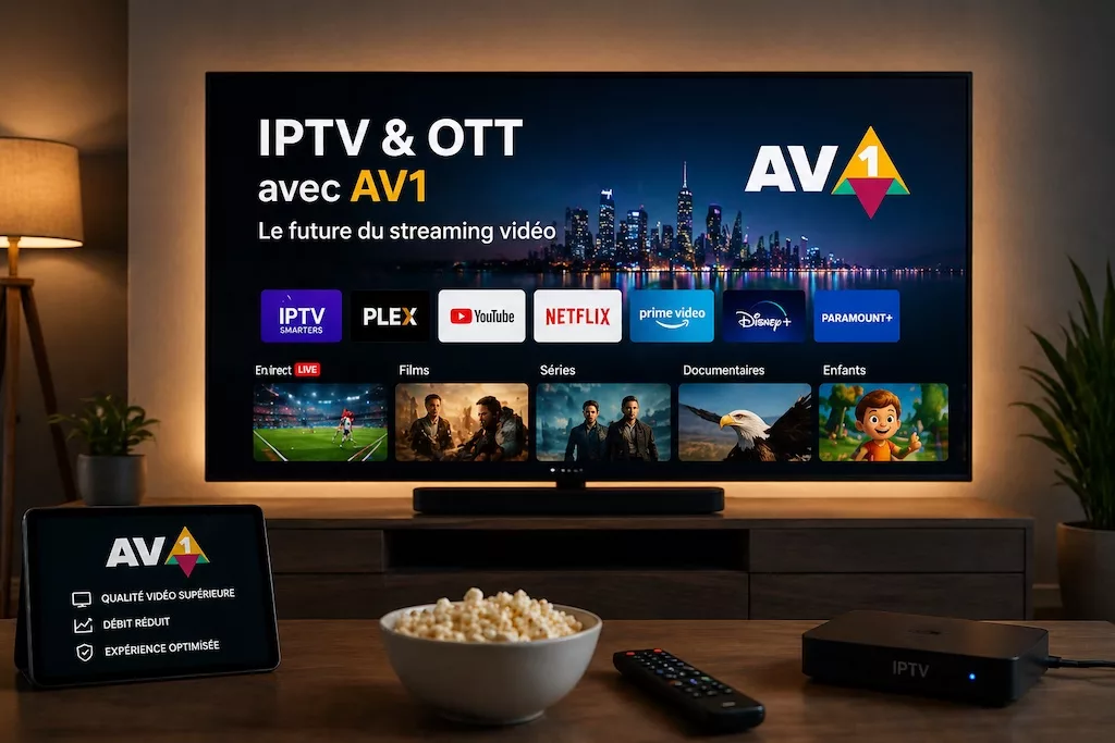 IPTV et OTT avec AV1 : Le future du streaming vidéo