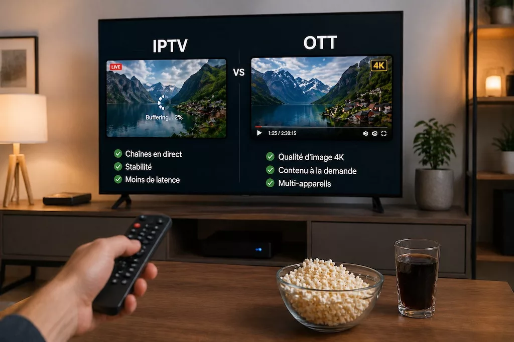 Qualité Vidéo : IPTV ou OTT – Quelle solution offre la meilleure expérience ?