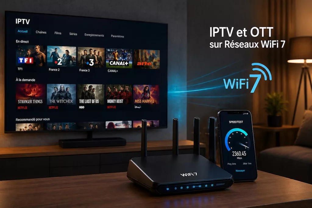 IPTV y OTT en Redes WiFi 7