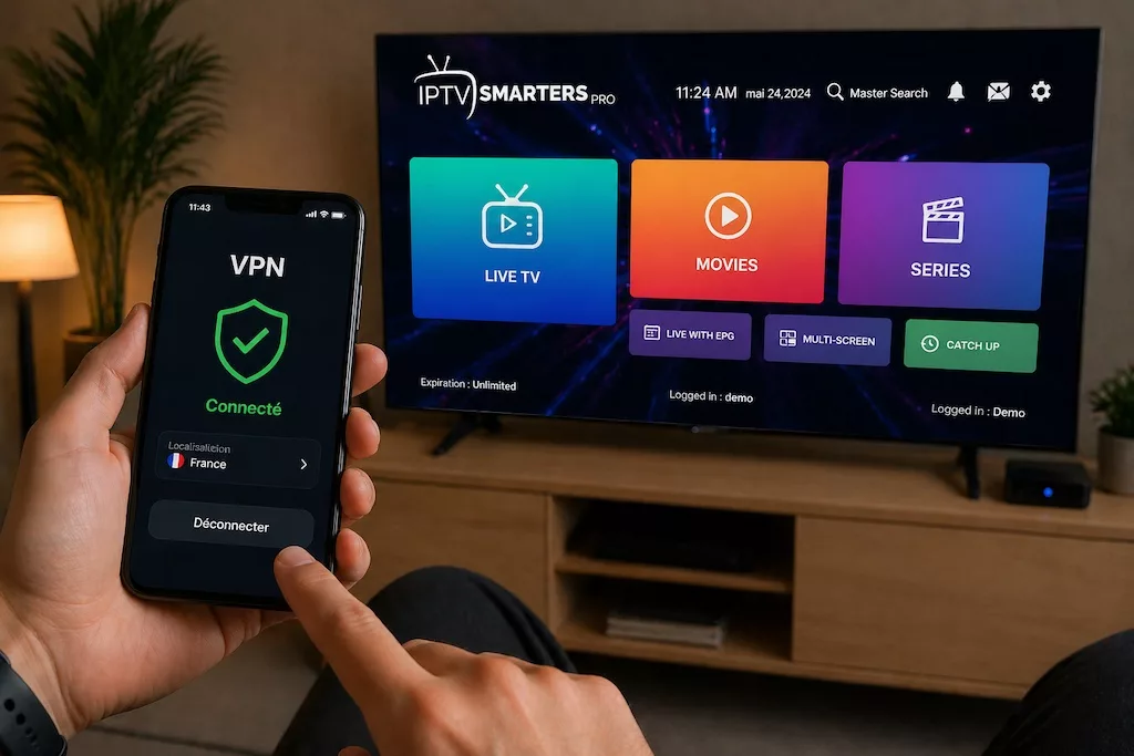 IPTV Player et VPN Mobile : Le Duo Essentiel pour un Streaming Sécurisé